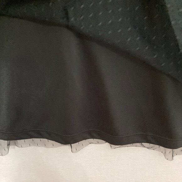 New Torrid Black Mesh Floral Embroidered Flare Sleeve Feminine Top 4X Whimsigoth - Picture 9 of 12